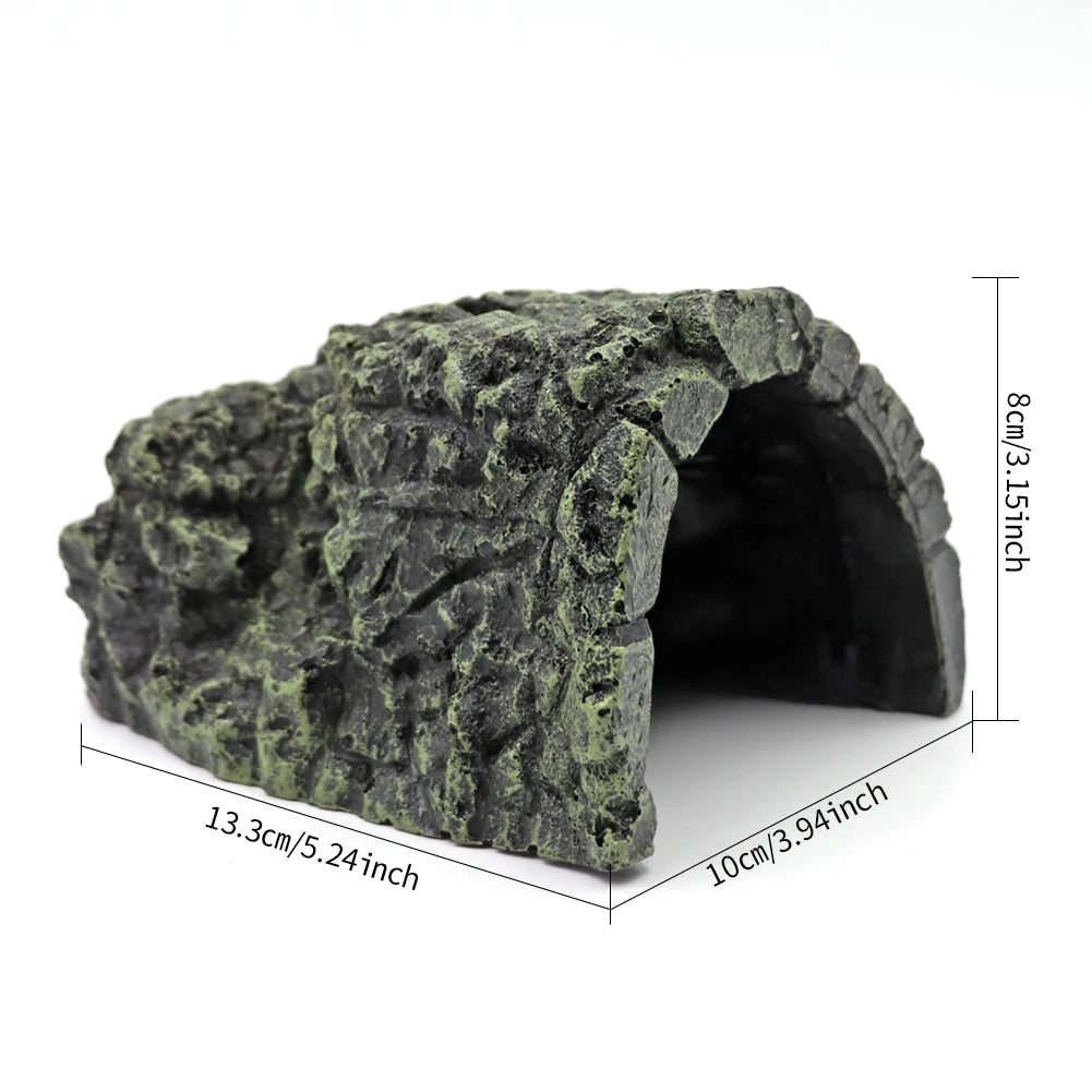 Grotte Cachette Naturelle pour Reptile & Tortue - Décor Terrarium