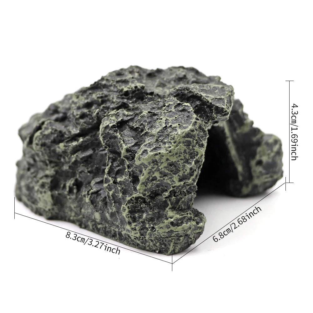 Grotte Cachette Naturelle pour Reptile & Tortue - Décor Terrarium