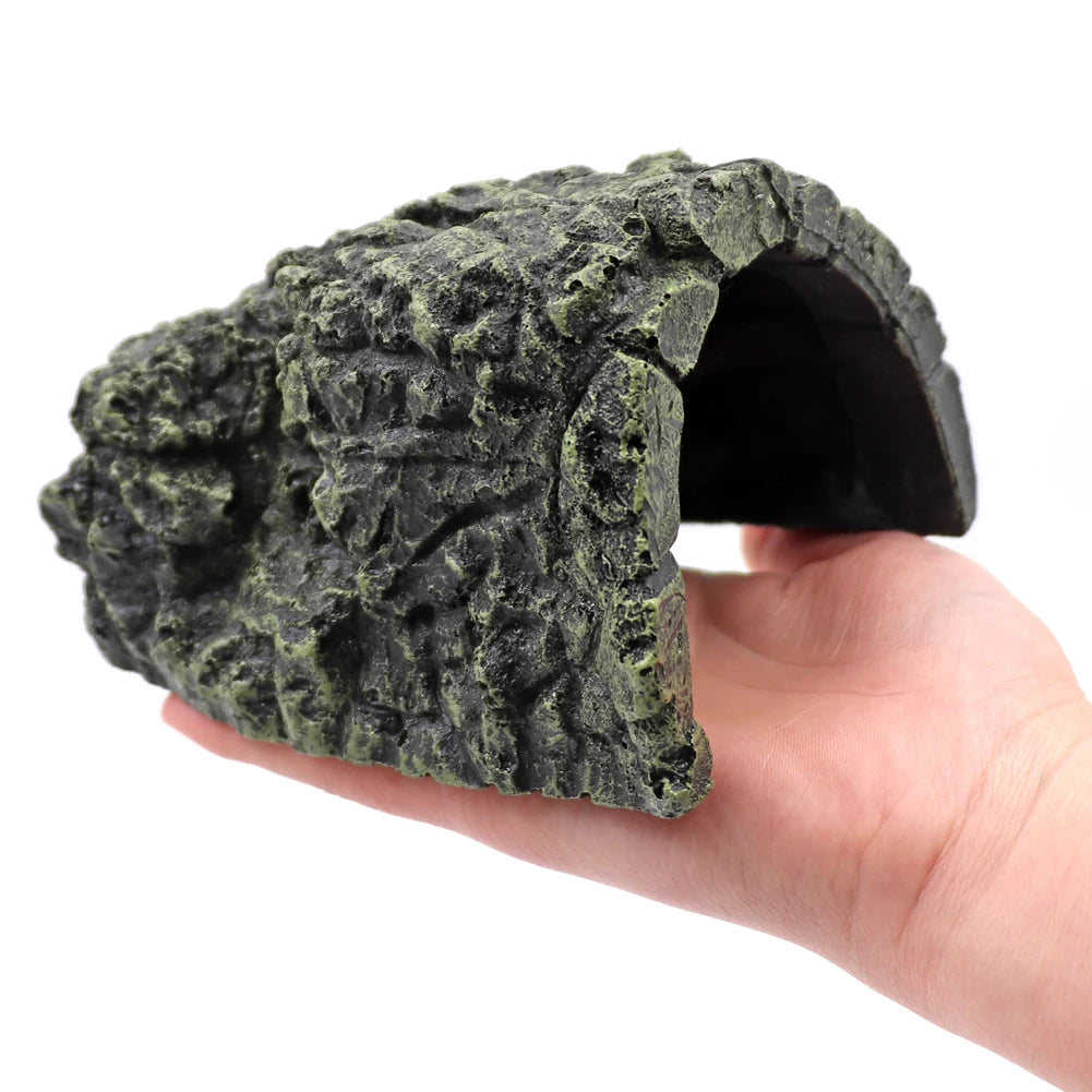 Grotte Cachette Naturelle pour Reptile & Tortue - Décor Terrarium