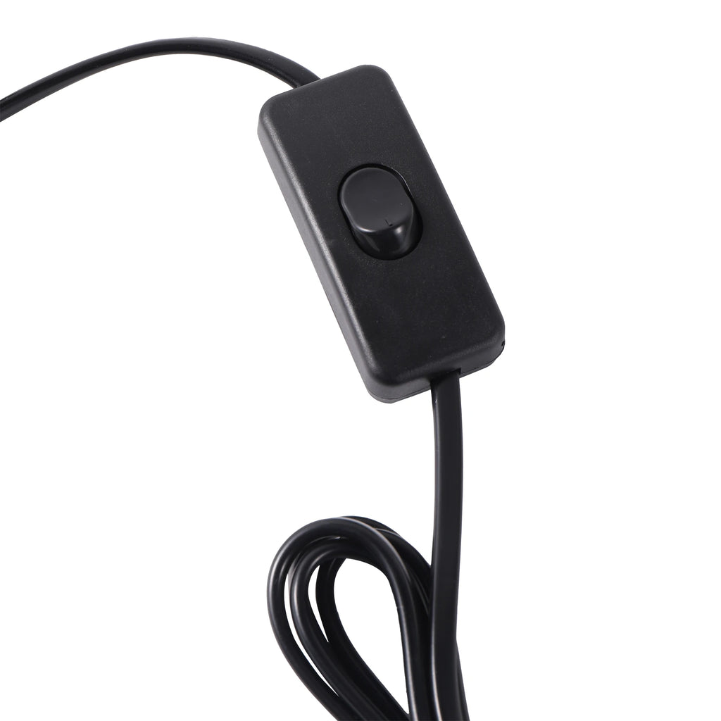 Douille E27 Céramique avec Cordon Interrupteur pour Lampe Chauffante Terrarium