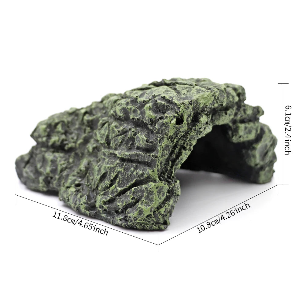 Grotte Cachette Naturelle pour Reptile & Tortue - Décor Terrarium
