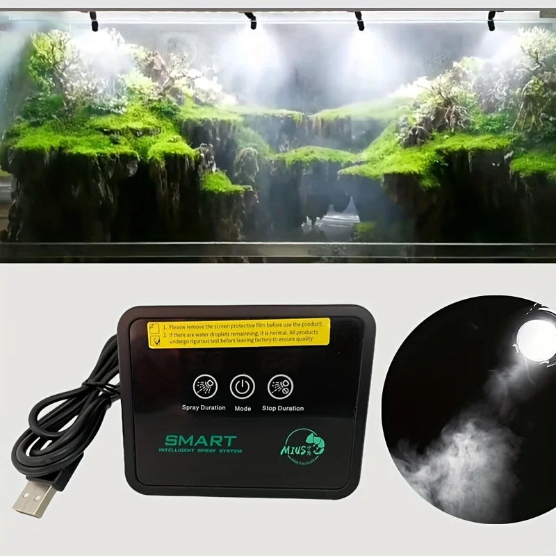 Système de Brumisation Automatique pour Terrarium - Kit Minuterie USB avec Buses Réglables