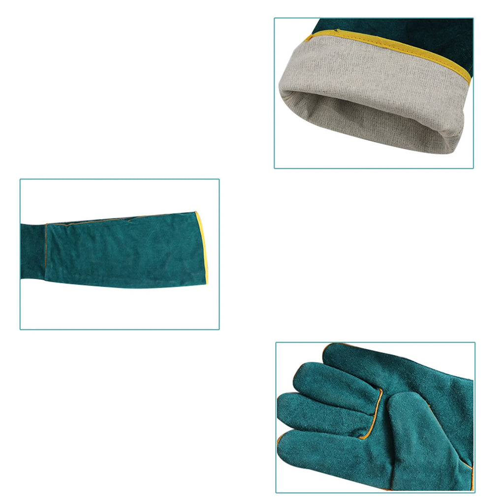 Gants de Manipulation Anti-Morsure en Cuir pour Reptiles & Animaux