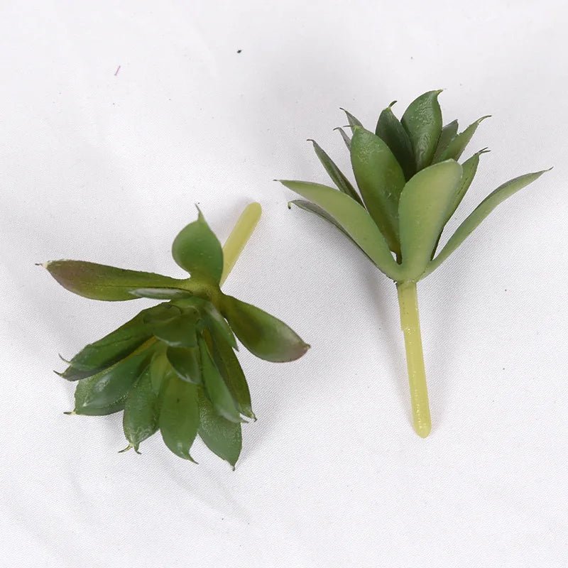 Lot de Plantes Succulentes Artificielles pour Terrarium Désertique