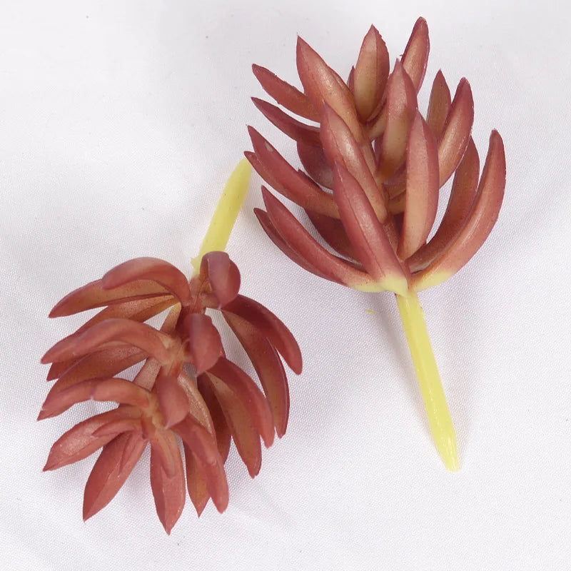 Lot de Plantes Succulentes Artificielles pour Terrarium Désertique