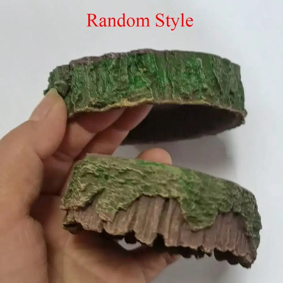 Gamelle Décorative Souche d'Arbre pour Reptile - Résine