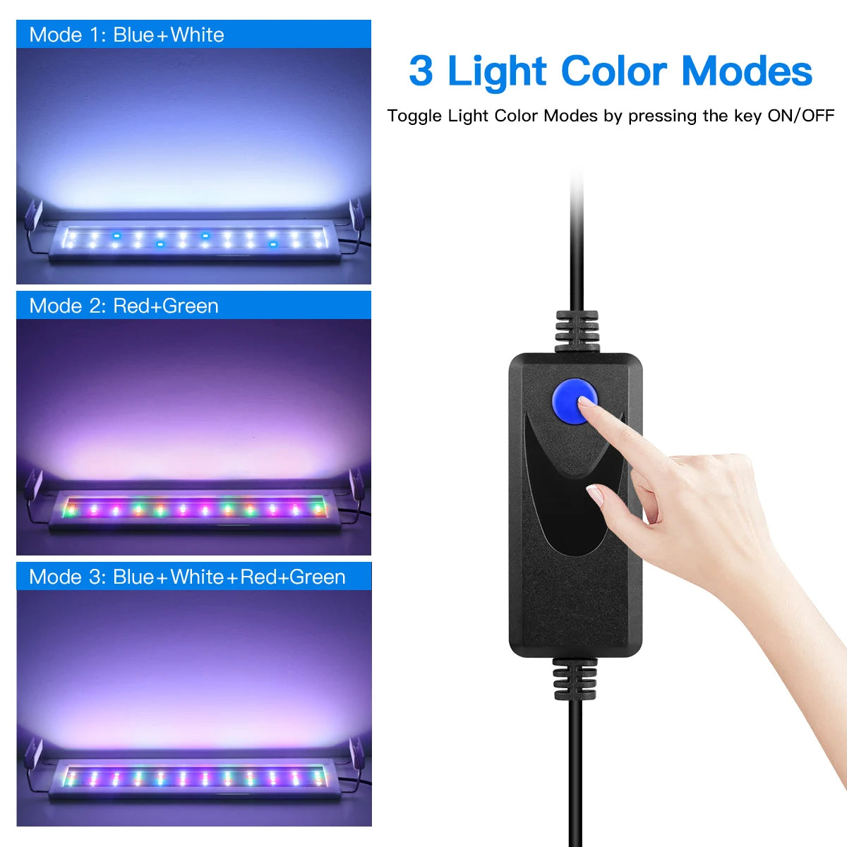 Rampe LED RGB pour Aquarium Planté & Paludarium