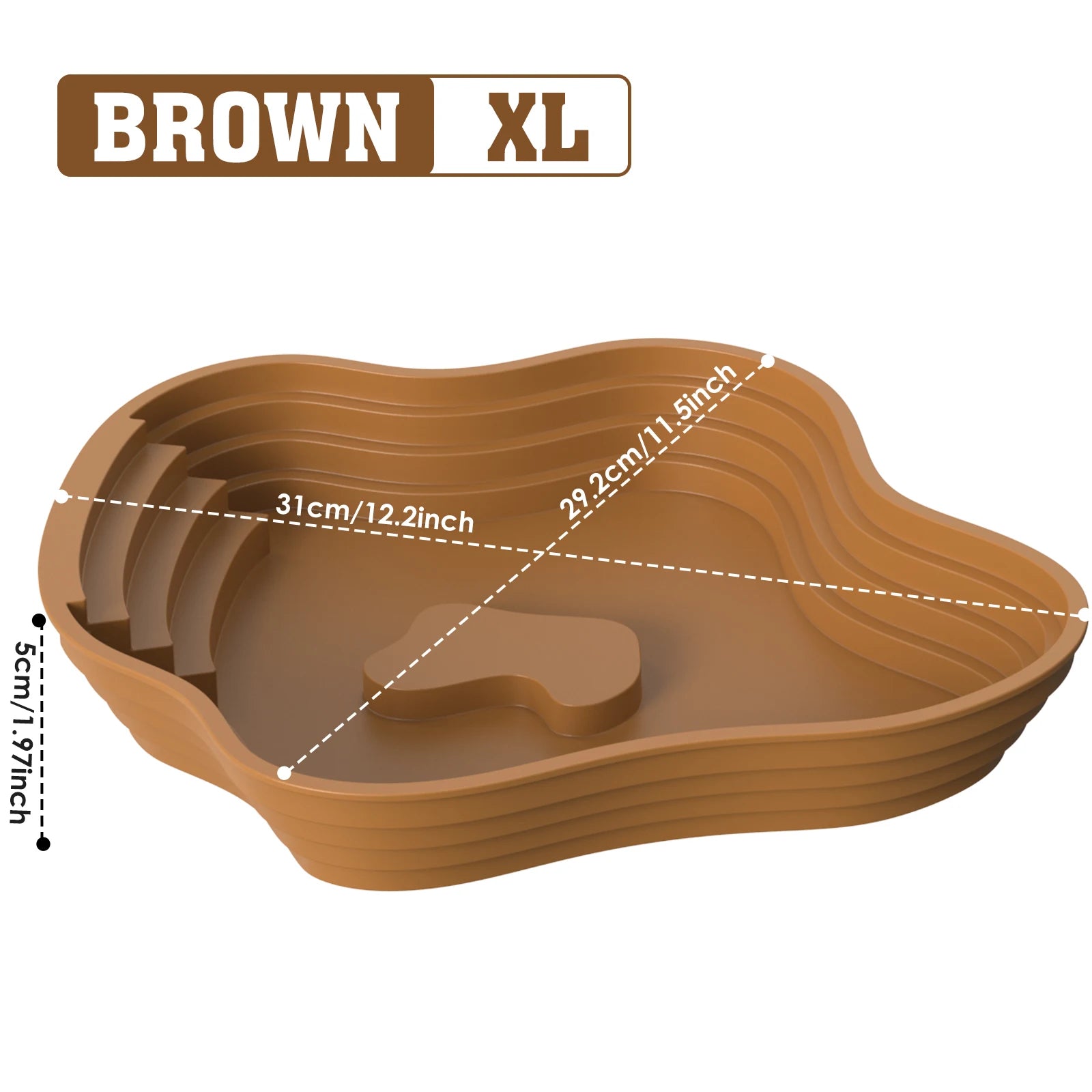 Bassin de Bain et Gamelle Multi-Usage pour Tortue & Reptile - NOMOYPET