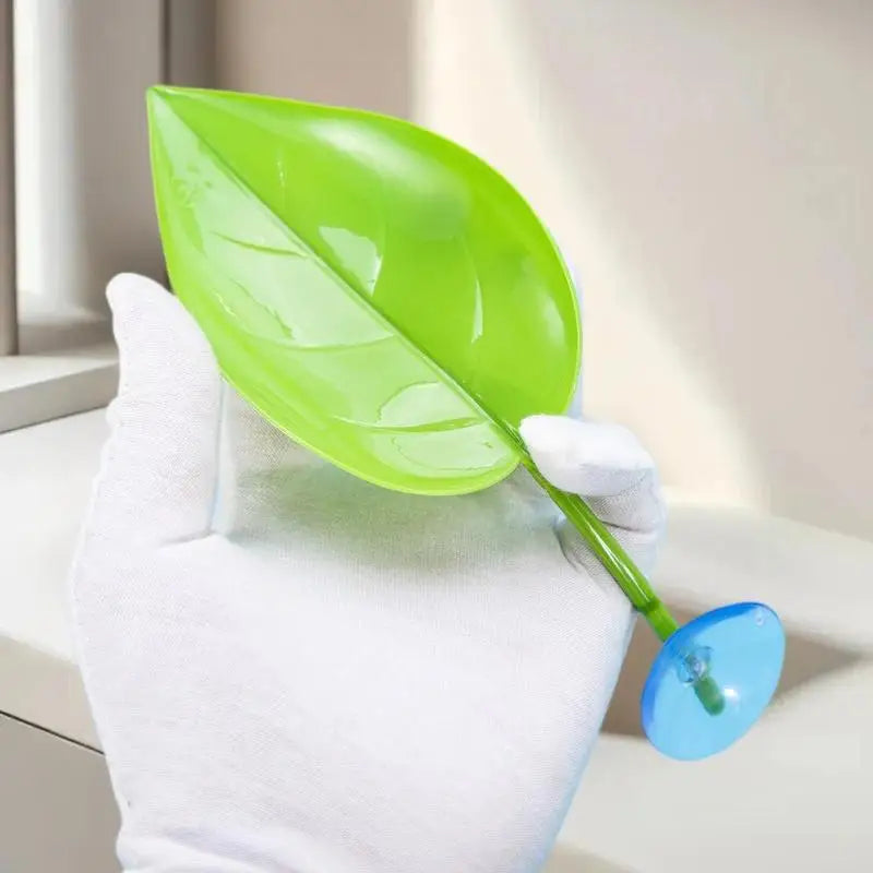 Feuilles Décoratives à Ventouse pour Terrarium - Gecko & Grenouille