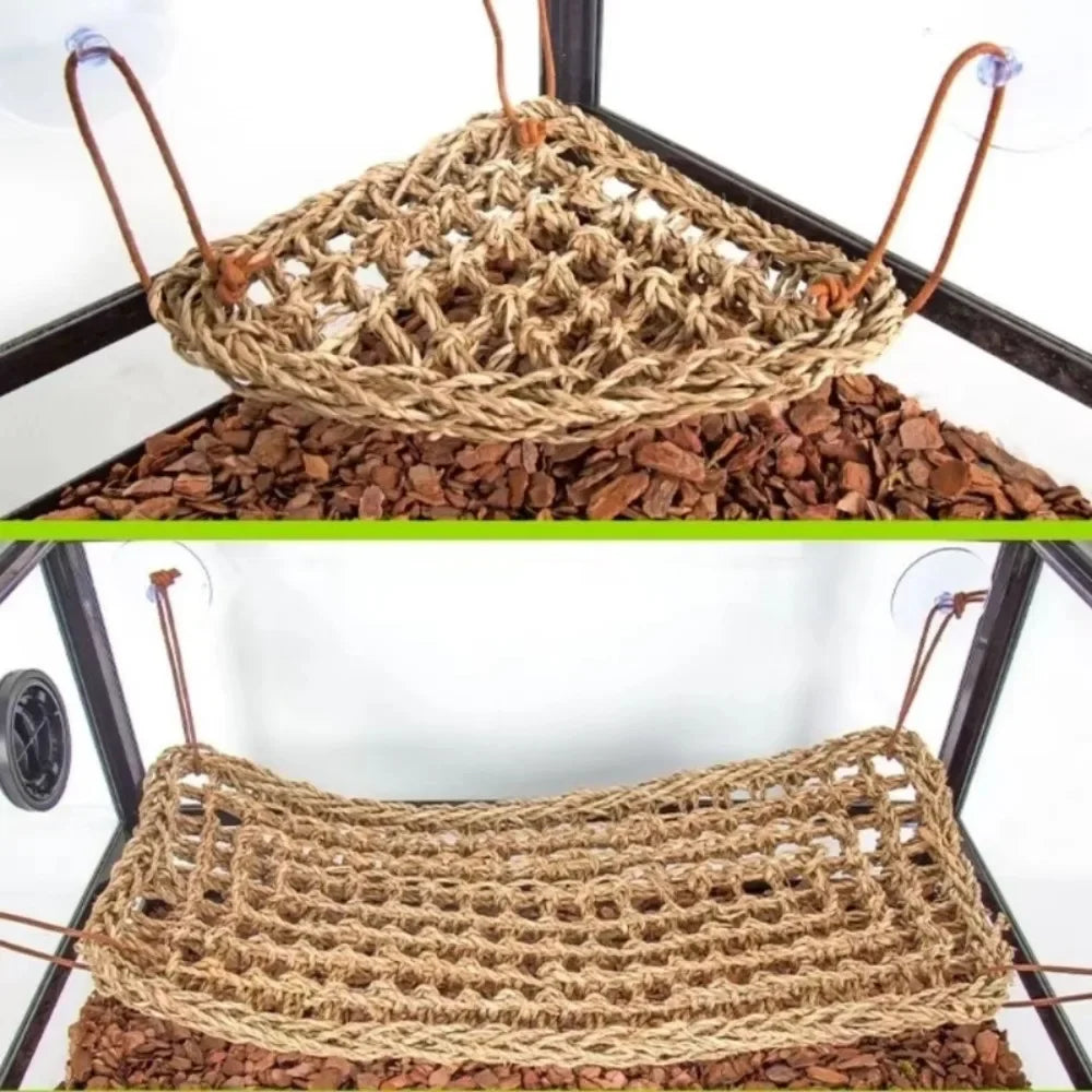 Hamac de Repos Suspendu pour Reptile - Pogona, Gecko, Caméléon, Serpent
