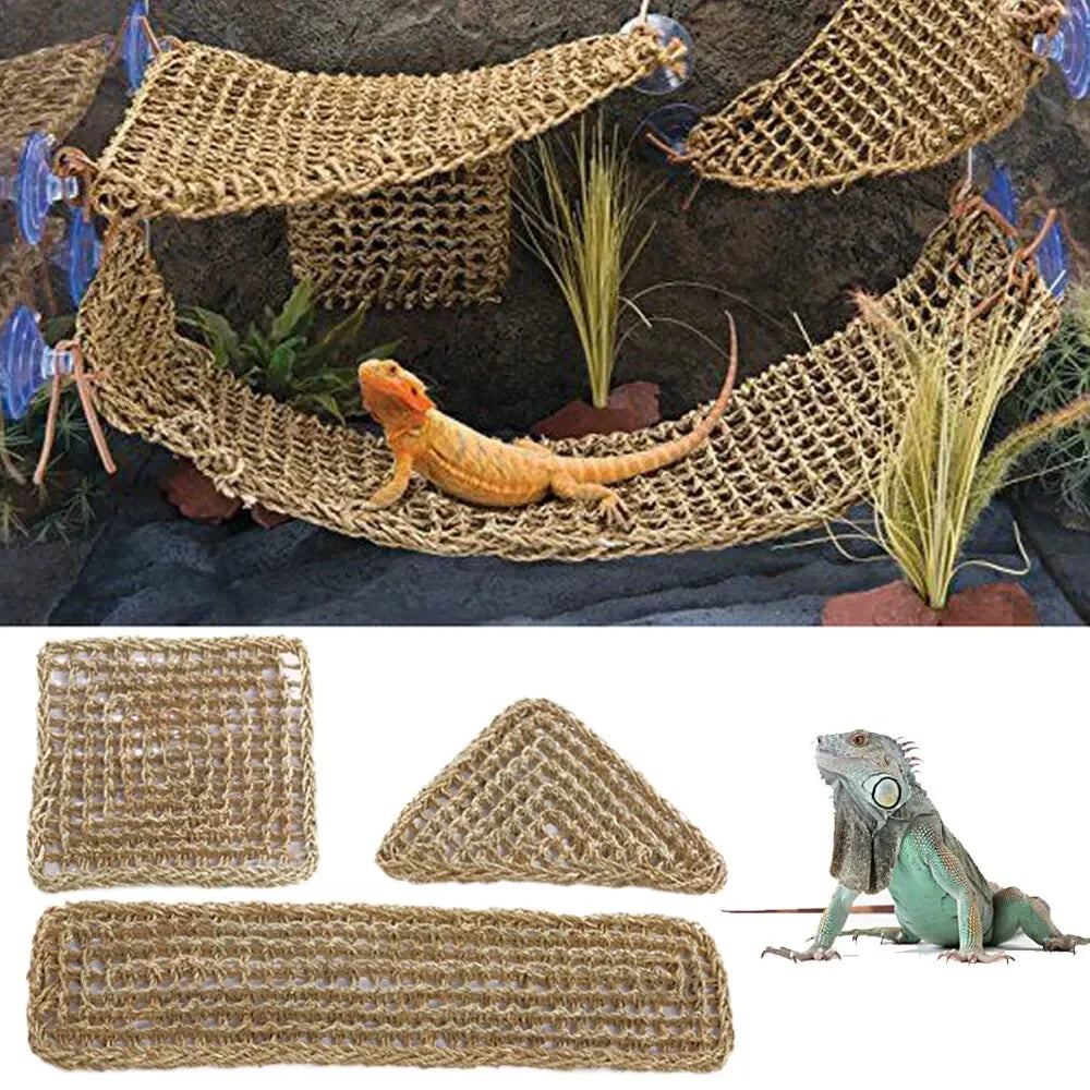 Hamac de Repos Suspendu pour Reptile - Pogona, Gecko, Caméléon, Serpent