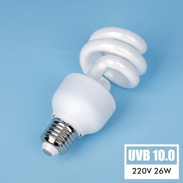 Lampe UVB 5.0/10.0 pour Reptile - Ampoule E27 13W/26W Vitamine D & Calcium