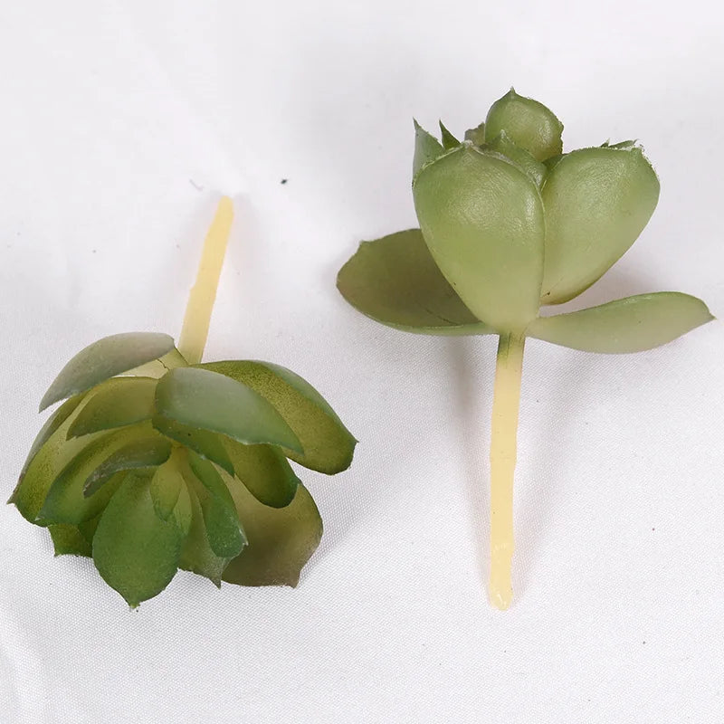 Lot de Plantes Succulentes Artificielles pour Terrarium Désertique