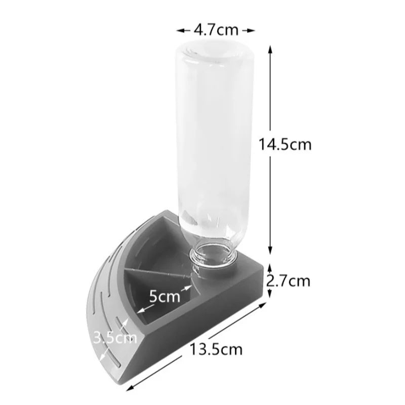 Distributeur Nourriture & Eau 2-en-1 pour Reptile - Coin de Terrarium