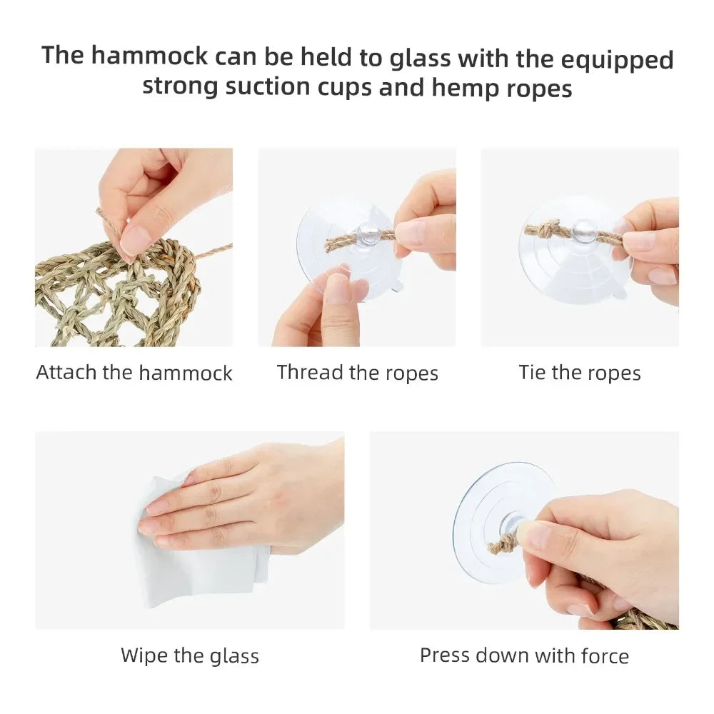 Hamac de Repos Suspendu pour Reptile - Pogona, Gecko, Caméléon, Serpent