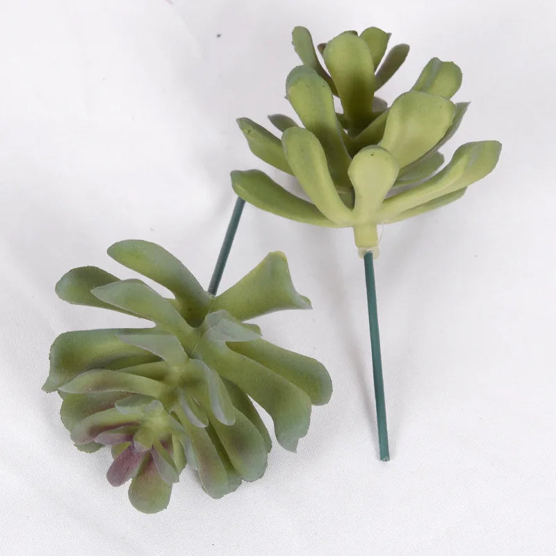 Lot de Plantes Succulentes Artificielles pour Terrarium Désertique