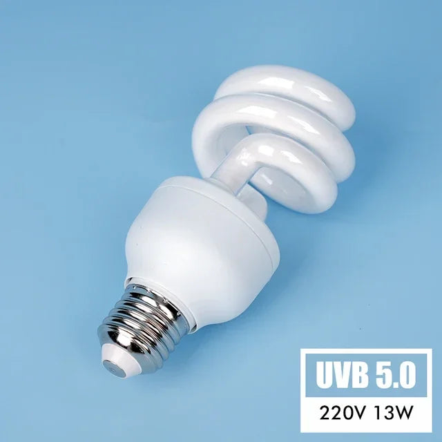 Lampe UVB 5.0/10.0 pour Reptile - Ampoule E27 13W/26W Vitamine D & Calcium