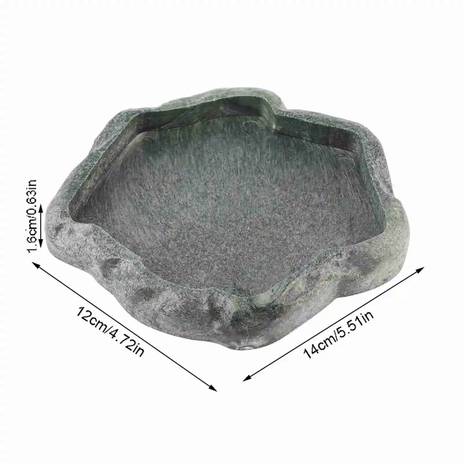 Gamelle Roche en Résine pour Reptile - Nourriture & Eau