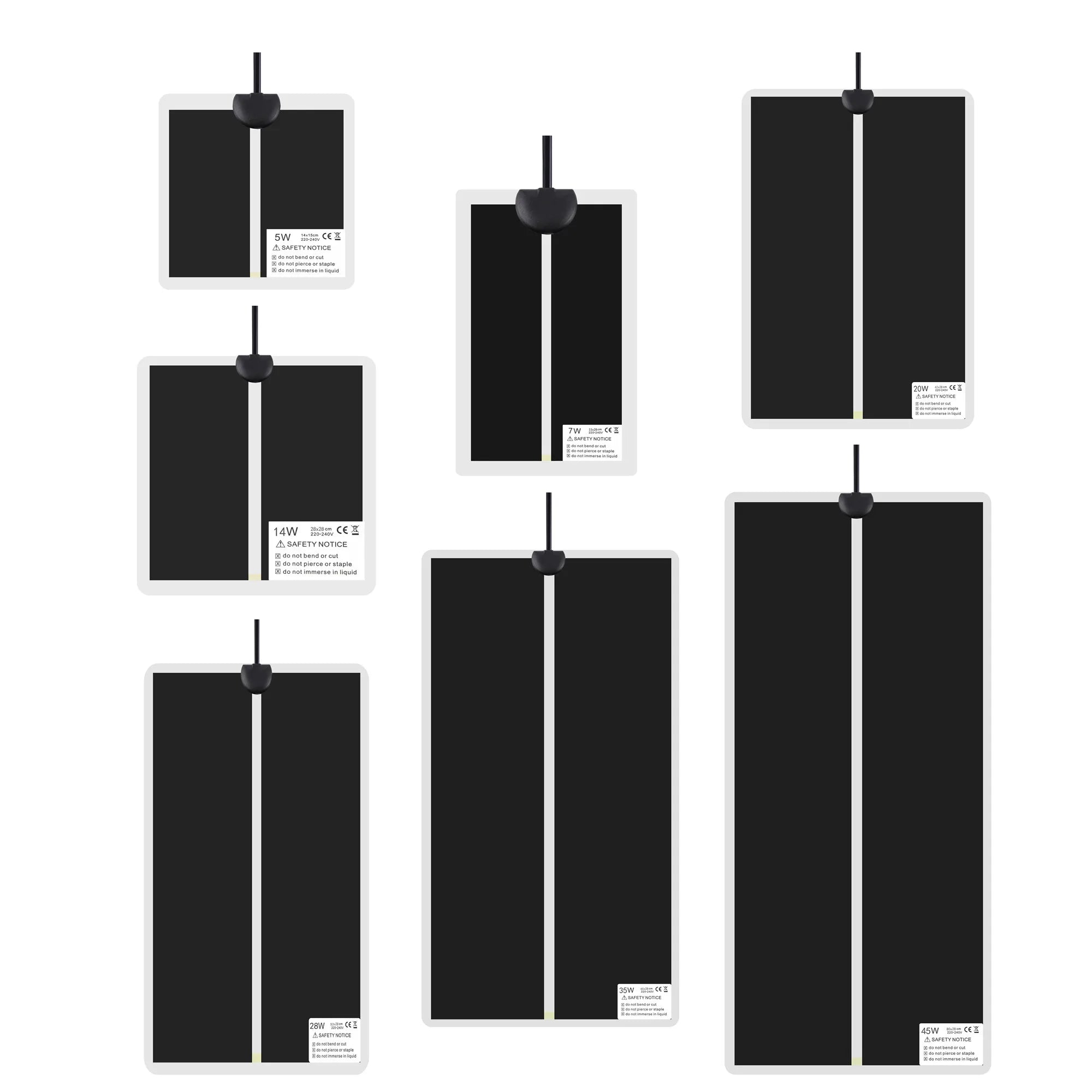 Tapis Chauffant pour Terrarium - Chaleur Constante 5W à 45W