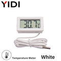 Thermomètre Hygromètre Digital LCD pour Terrarium - Mini Sonde Température &amp; Humidité