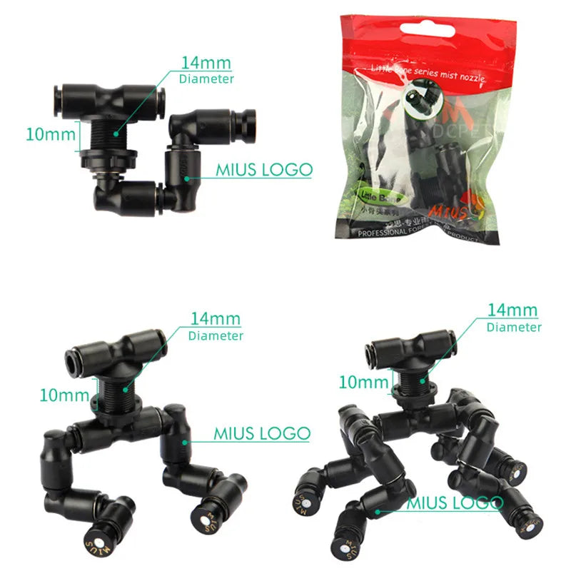 Système de Brumisation Automatique pour Terrarium - Kit Minuterie USB avec Buses Réglables