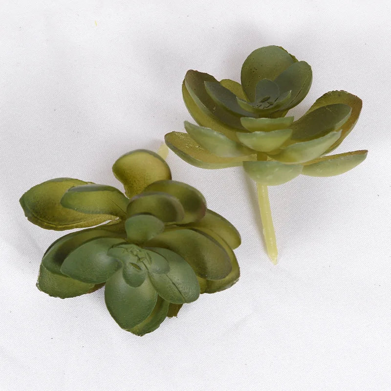 Lot de Plantes Succulentes Artificielles pour Terrarium Désertique