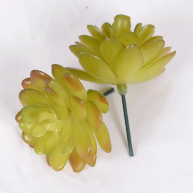Lot de Plantes Succulentes Artificielles pour Terrarium Désertique