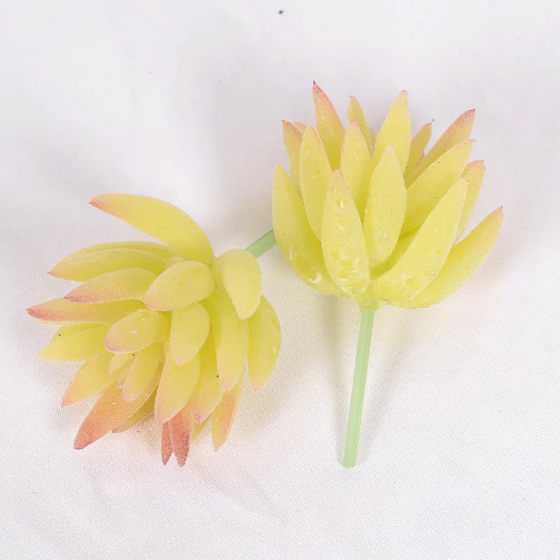 Lot de Plantes Succulentes Artificielles pour Terrarium Désertique