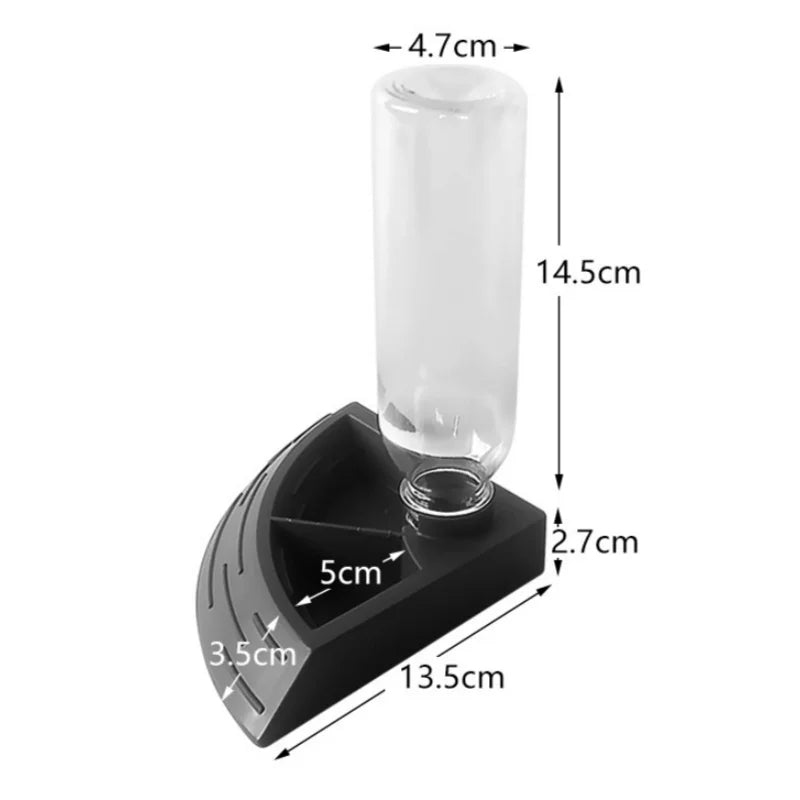 Distributeur Nourriture & Eau 2-en-1 pour Reptile - Coin de Terrarium